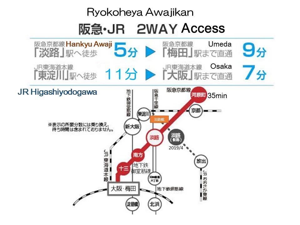 淡路馆度假屋 大阪 外观 照片